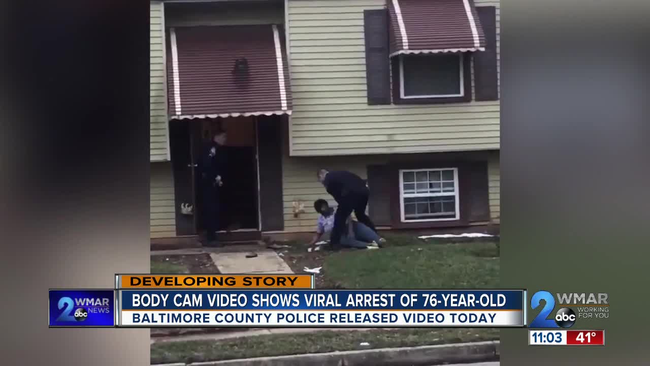 Body cam video shows viral arrest of 76-year-old woman