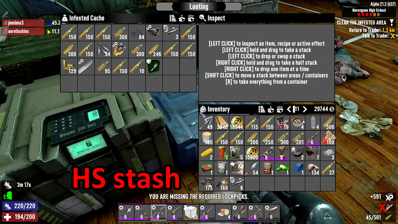 7D2D | hs vs hospital stash | 3 3 24 p1 |with Jen and oliva| VOD|