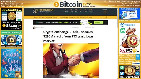 SirToshi's News: BlockFi Gets $250M Credit From FTX