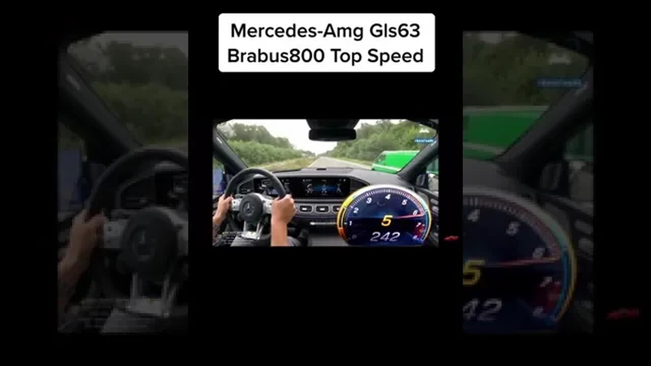 MERCEDES GLS63 AMG ACCELERATION