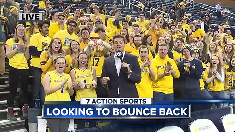 Michigan's Maize Rage welcomes WXYZ for final home game