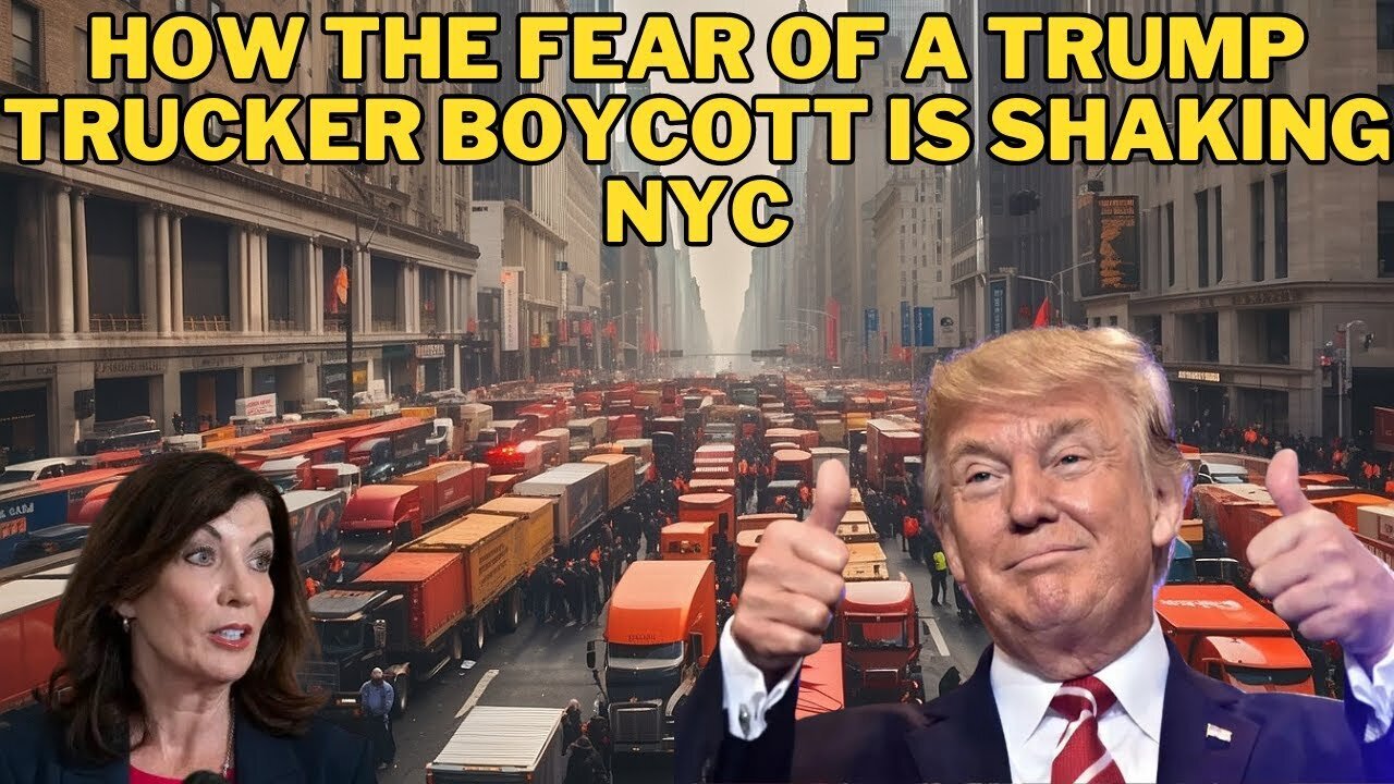 NYC ON HIGH ALERT: TRUMP TRUCKER BOYCOTT THREATENS CITY'S LIFELINE