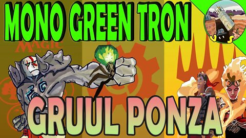 Mono Green Tron VS Gruul Ponza｜Ponza's One Land Gamble ｜Magic The Gathering Online Modern League Match