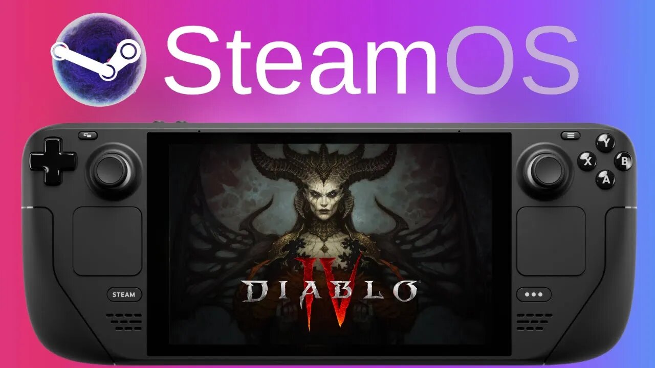 Diablo 4 Lanch Day | FSR 2.0 | Steam Deck