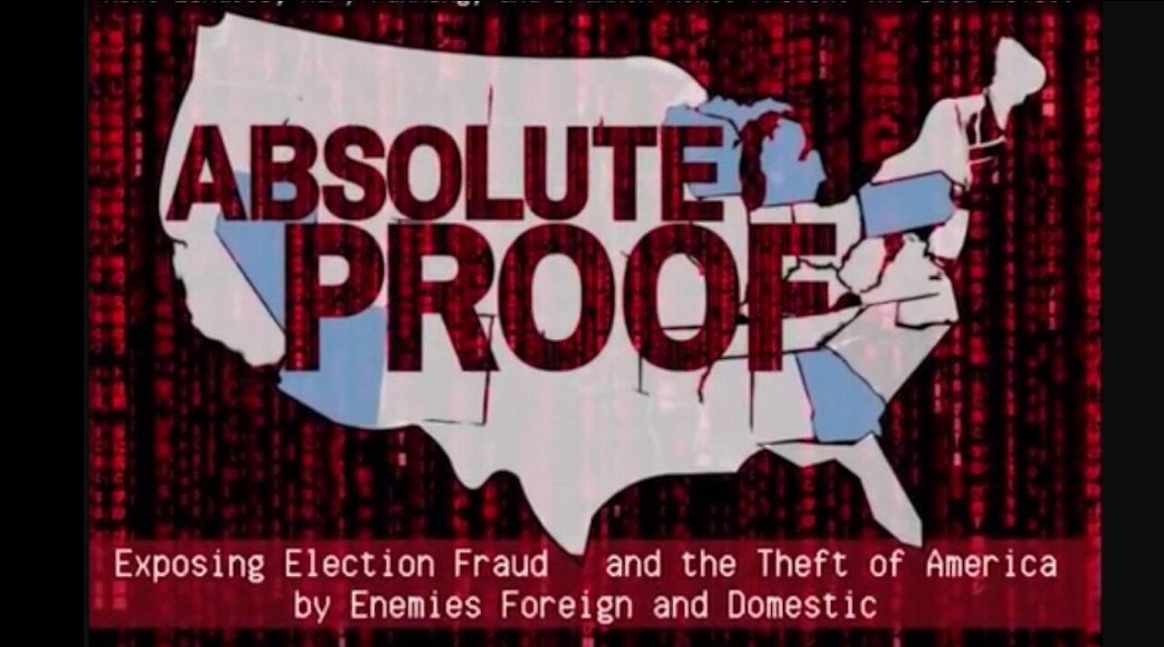 Mike Lindell Presents "Absolute Proof" That the 2020 US Election Was Stolen!