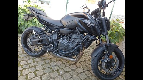 Little rush MT-07 35kw FULL AKRAPOVIC NO DB KILLER CAPTURED ON GOPRO HERO 8 BLACK!
