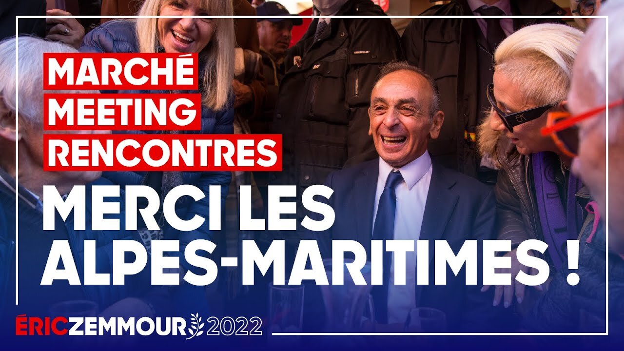 Eric Zemmour : Merci les Alpes-Maritimes !