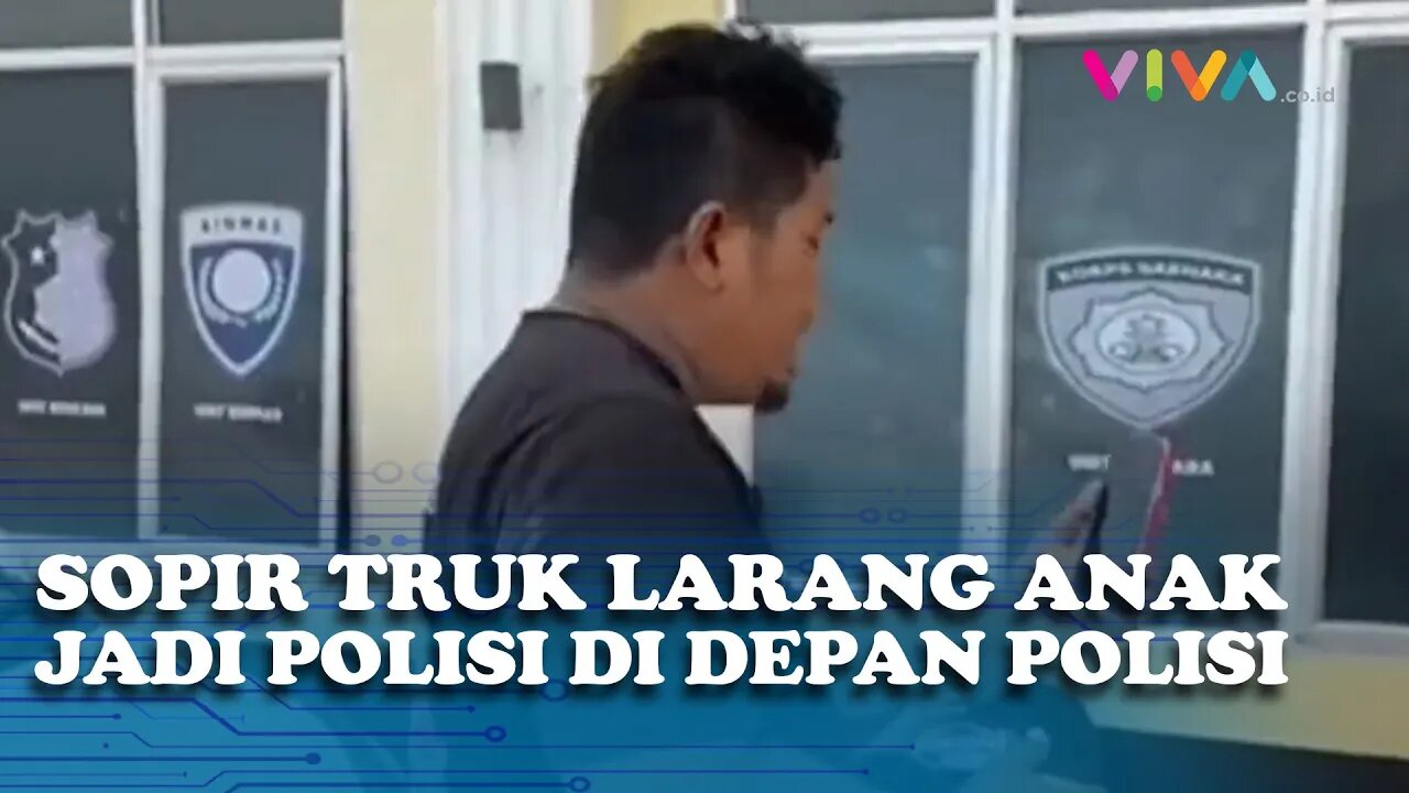 Sering Jadi Korban Oknum, Sopir Truk Blak-blakan di Depan Polisi Larang Anaknya Masuk