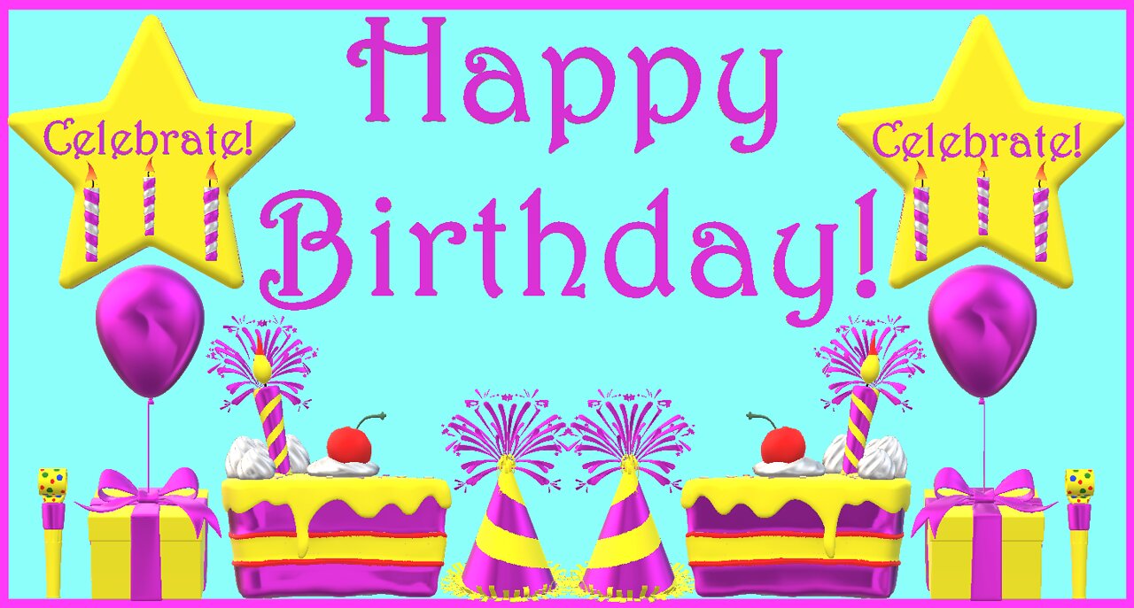Happy Birthday 3D - Happy Birthday - Happy Birthday To You - Happy Birthday Song