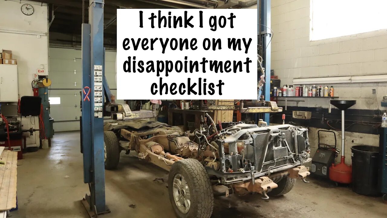 Assembling and reinstalling the cab on the Silverado rollover