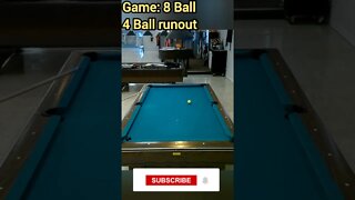 4 ball runout #8ballpool #shorts