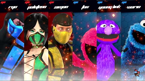 Smash Bros Mods - Mortal Kombat Vs Sesame Street