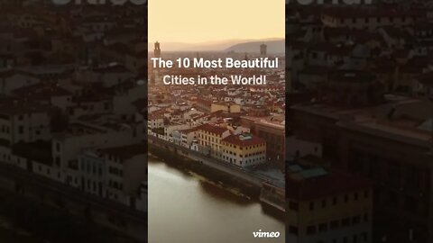 The 10 Most Beautiful Cities in the World! #shorts