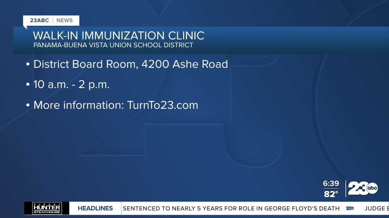 PBVUSD holding walk-in back-to-school immunization clinic