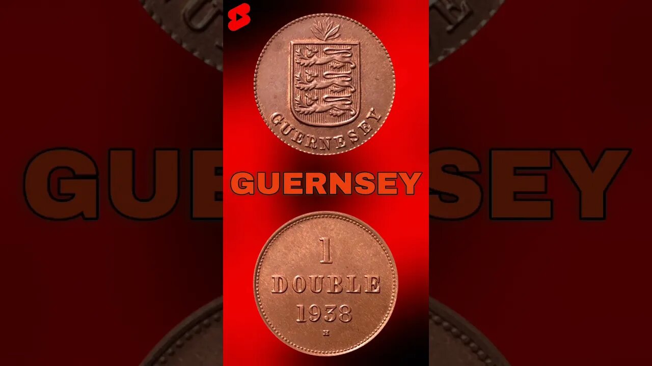 GUERNSEY 1 DOUBLE 1938.#shorts #viral #coinnotesz