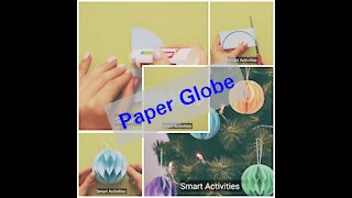 How to make Paper hanging Globe