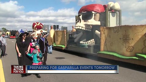 Preparing for weekend Gasparilla events