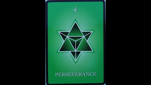 #4 Numerology Guidance Cards Perseverance