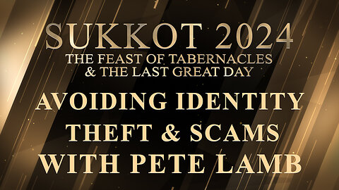 MTOI Sukkot 2024 | Avoiding Identiy Theft & Scams with Pete Lamb | 10-25-2024