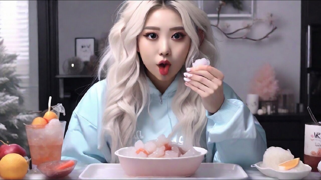 ASMR MUKBANG ICE EATING SOUNDS
