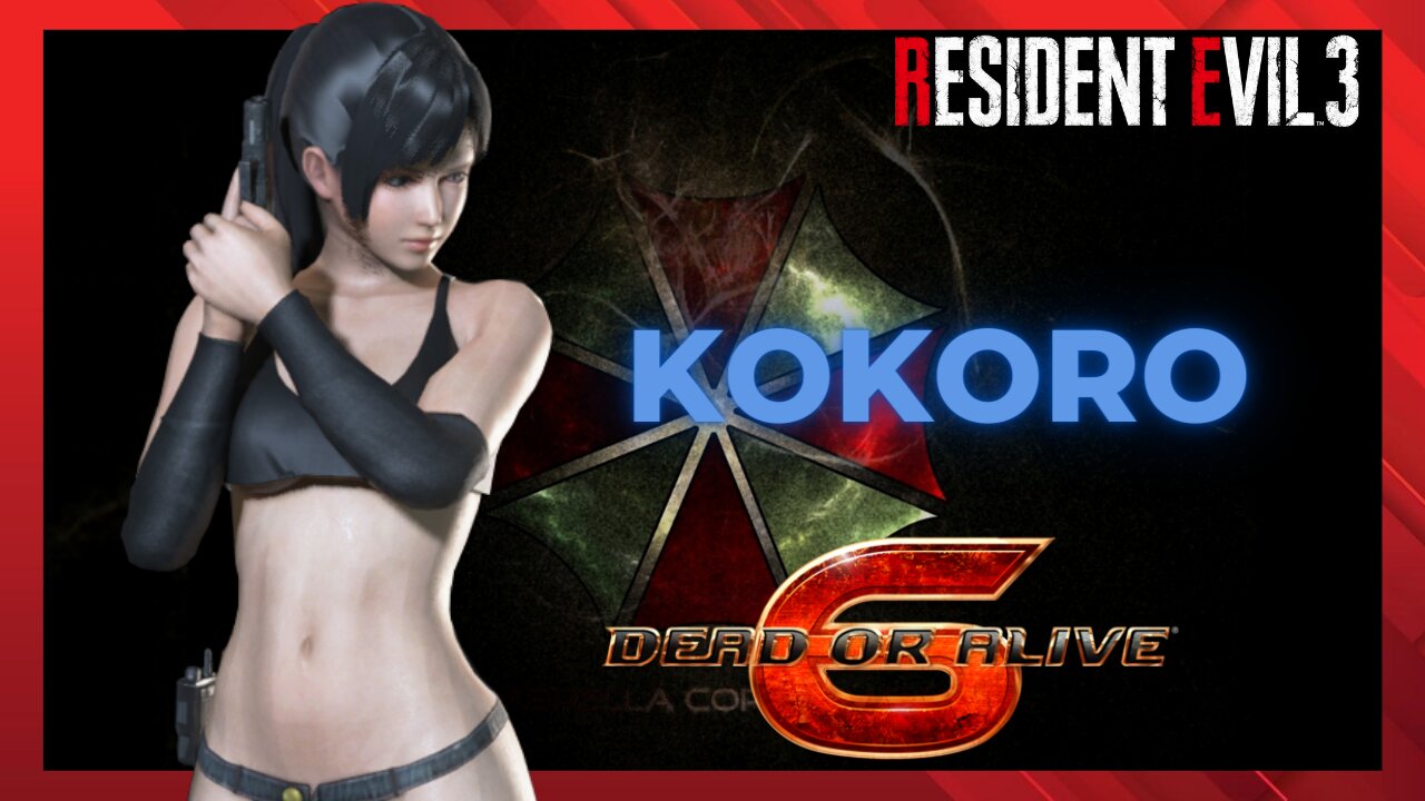 RESIDENT EVIL 3 REMAKE - SEXY KOKORO (JILL) DEAD OR ALIVE 6