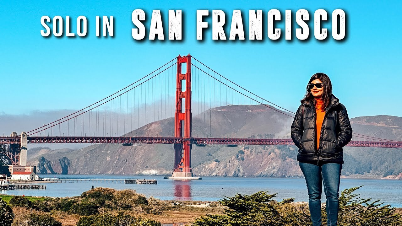 SAN FRANCISCO TRAVEL VLOG 🇺🇸 Indian Girl Traveling Solo in San Francisco, USA | Kritika Goel