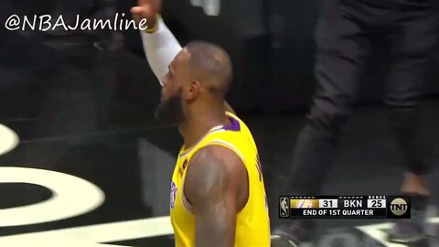 Lebron James Shocks James Harden&With A Skyhook Like Jabbar !🔥