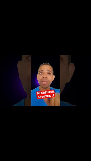 ( ESSA É PRA BUGAR A MENTE) Diferentes tamanhos de INFINITO!? #shorts #proftheago