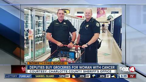 Deputies make grocery run for sick woman in Florida