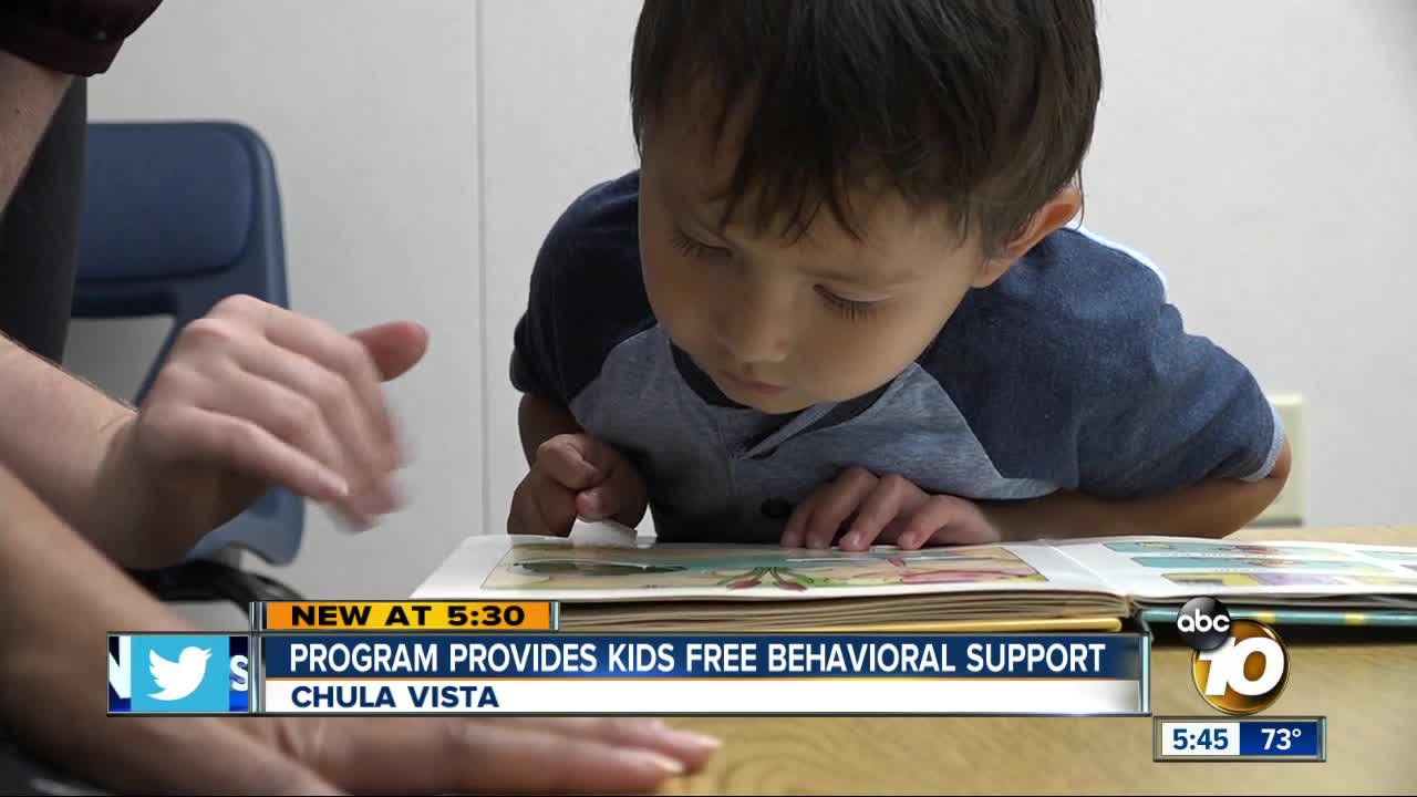Chula Vista program provides kids free behavioral support