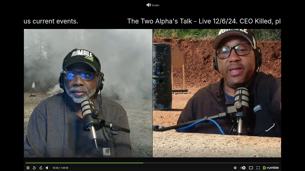 The Two Alpha's Talk - Live 12/6/24. CEO Killed, plus current events.