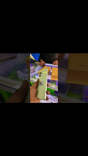 Unboxing Realme C35 Color Glowing Green #shorts #shortvideo #shortsyoutube #realmec35camera