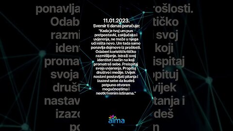 Poruka Svemira 11.01.2023. 💙