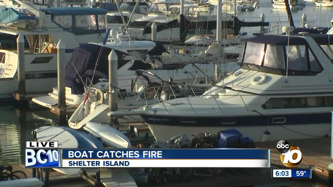 Sailing family loses boat in fire