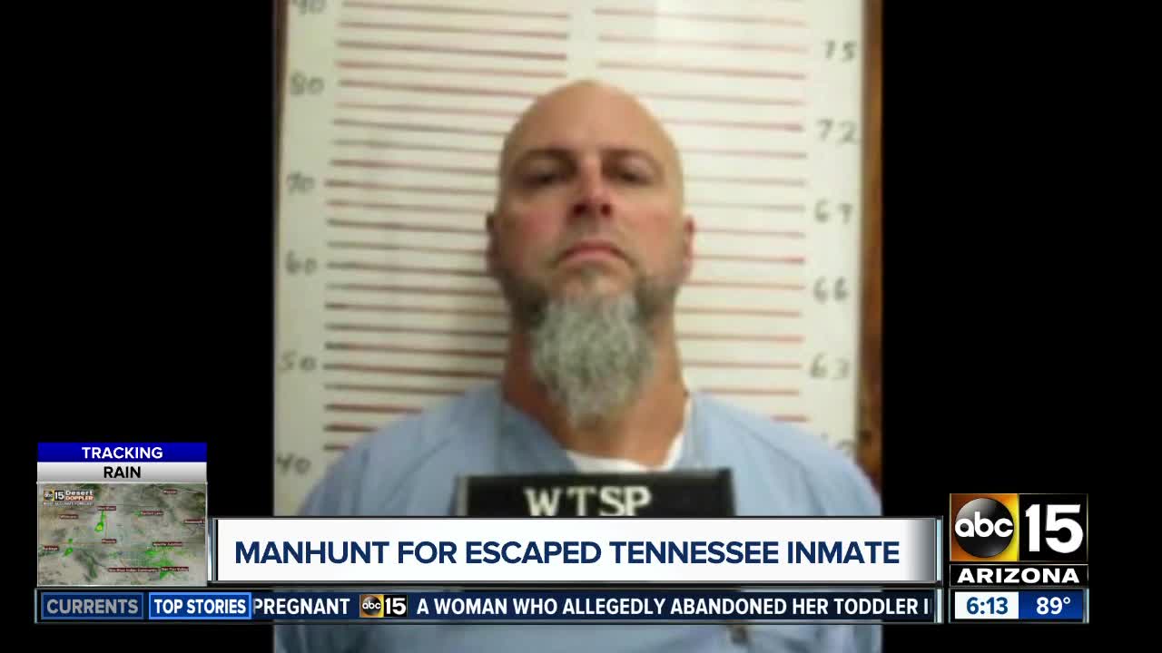 Manhunt for escaped Tennessee inmate