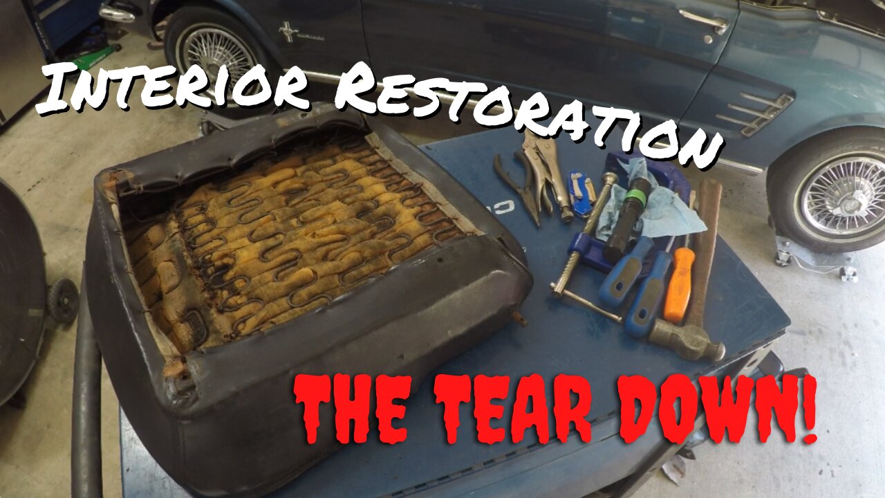 1966 Mustang Interior Restoration Pt 1 - The Tear Down