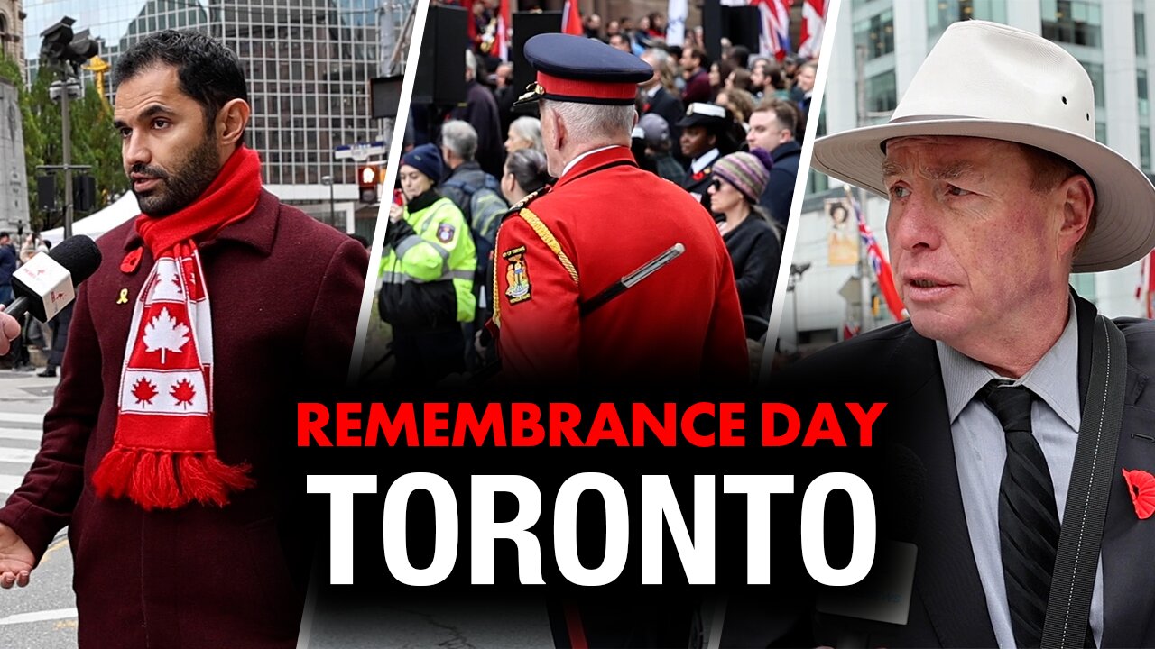 Toronto’s Remembrance Day ceremony NOT disrupted by pro-Hamas hooligans ...