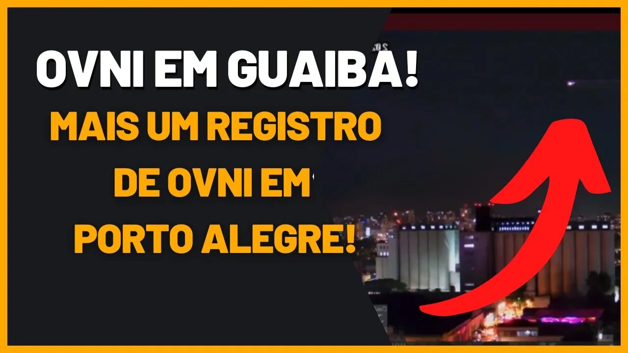 Suposto ovni registrado em Guaíba/Porto Alegre em 10/11/2022