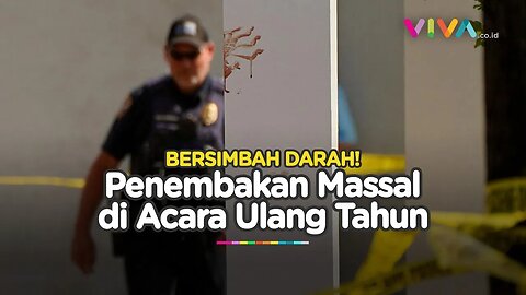 NGERI! Pesta Ulang Tahun Bernoda Darah, Puluhan Korban Berjatuhan