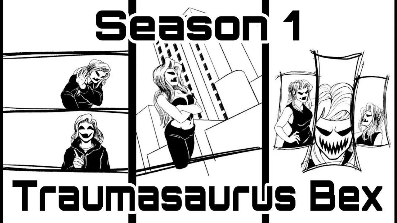 Full Season 1 Creepypasta Motion Comic Traumasaurus Bex #Shorts