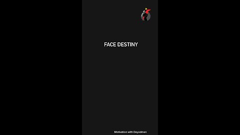 Destiny #dayodman #motivation #eeyayyahh #motivationalspeaker #positivity