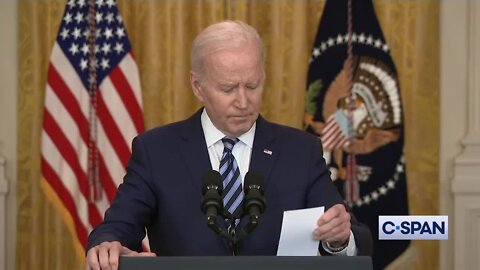 Biden: No One Expected My Sanctions On Russia To Prevent Anything From Happening