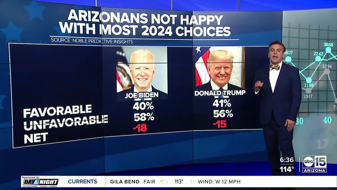 POLL: Most AZ voters are not happy with choices for higher offices