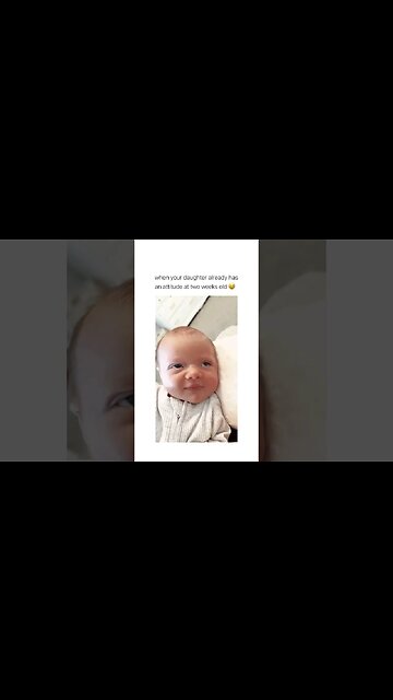 Baby's Attitude 😅