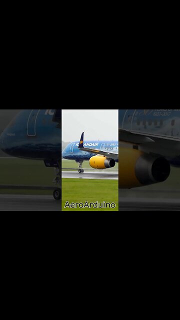 Magical #B757 Takeoff On Wet Runway #Aviation #AeroArduino