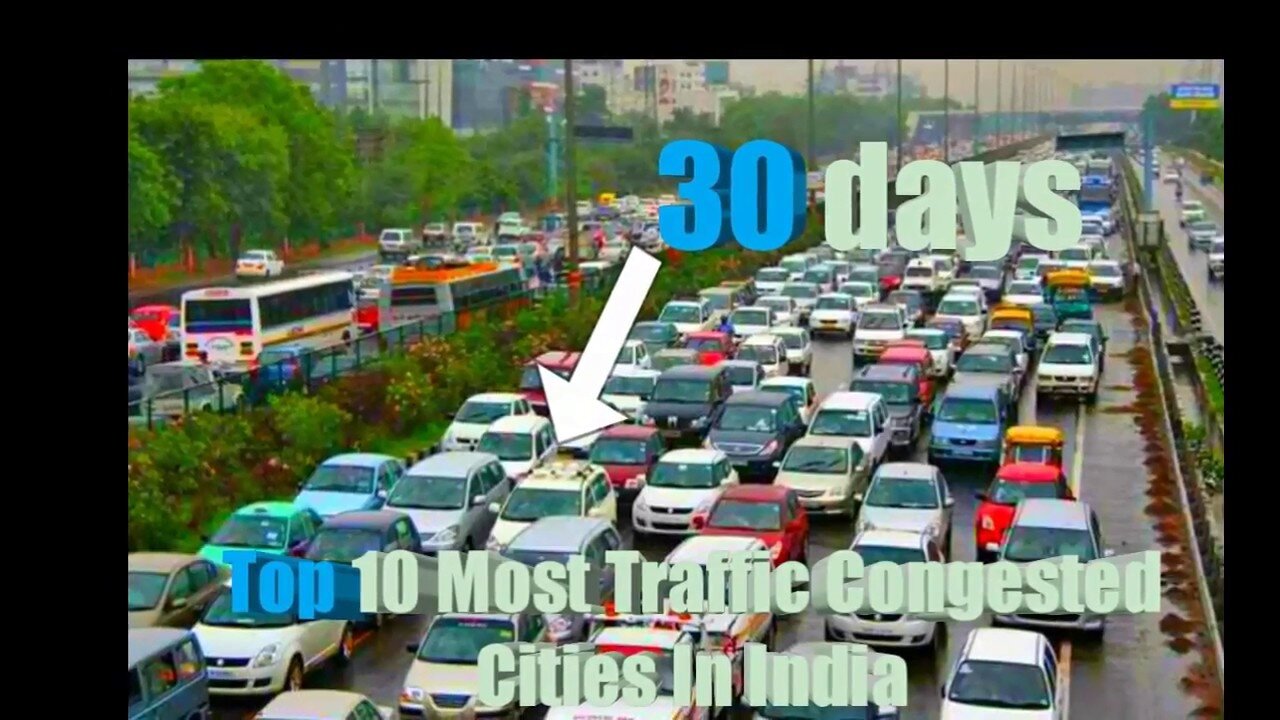 Top 10 Most Traffic Congested crazy Cities In India,longest Traffic in india