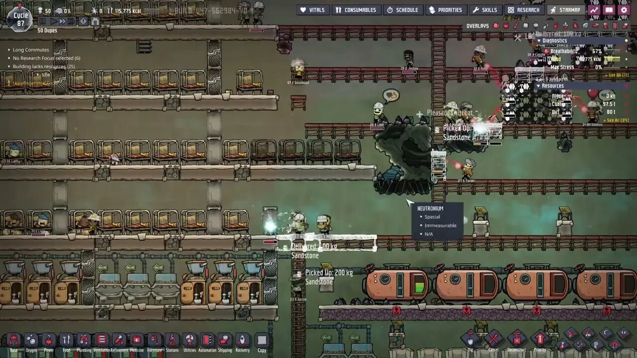 Oxygen Not Included 50 Dupes 500 Cycles 09