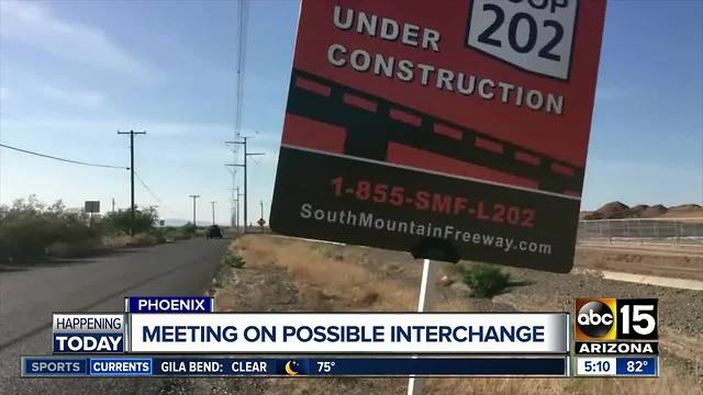 Another South Mountain Freeway interchange change?