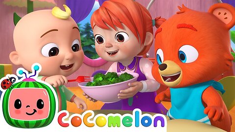 Yes Yes Vegetables (Baby Animal Version) | CoComelon Nursery Rhymes &amp; Kids Songs