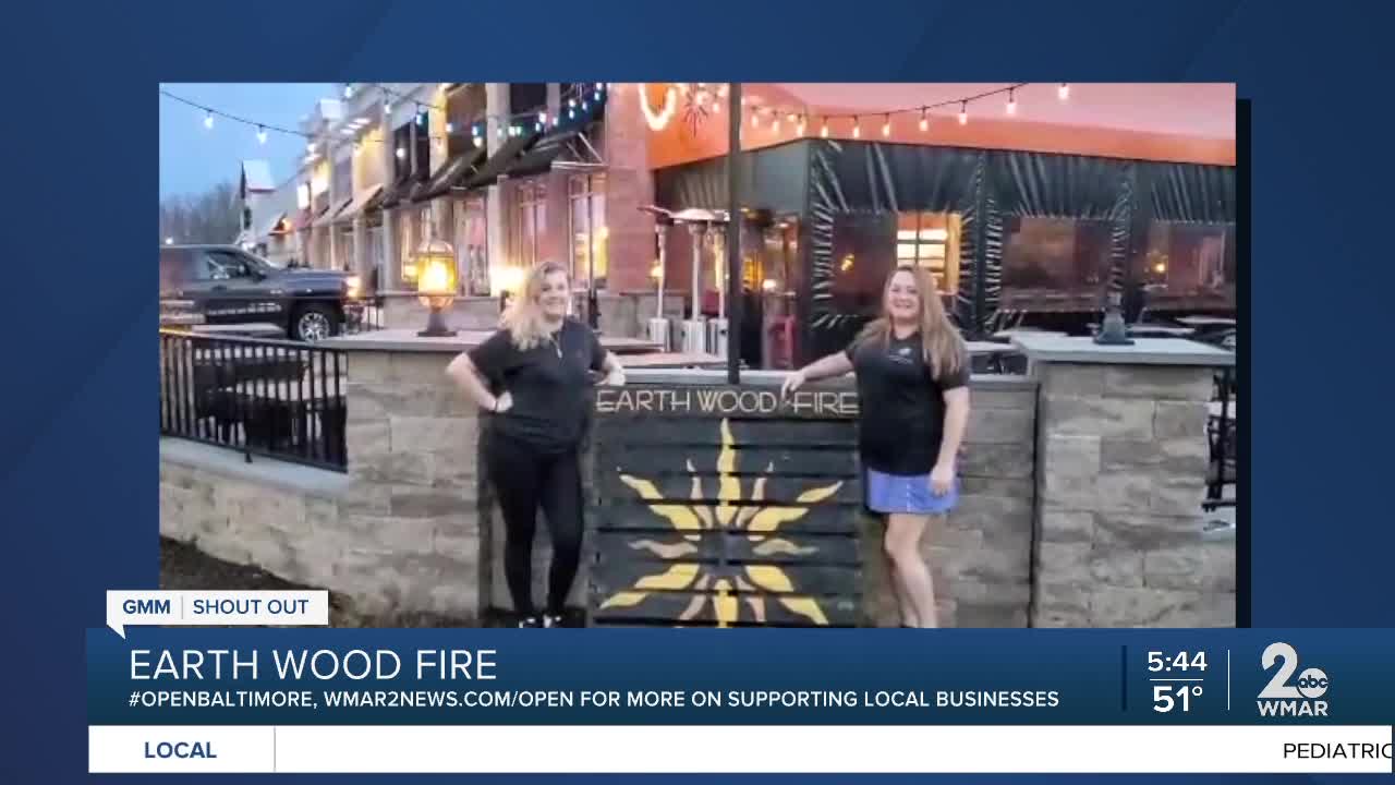 Earth Wood Fire says We're Open Baltimore!